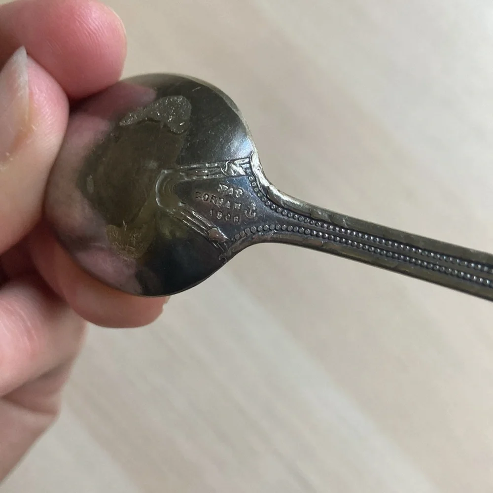 Antique GORHAM Silver 1906 EMPIRE Teaspoon 5 7/8